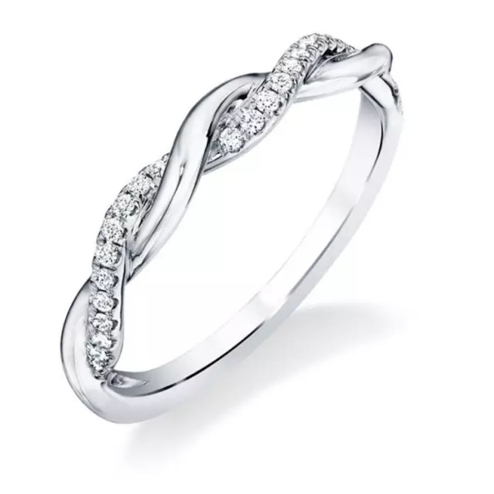 New 925 Silver Beautiful Diamond Engagement Ring - Picture 2 of 6